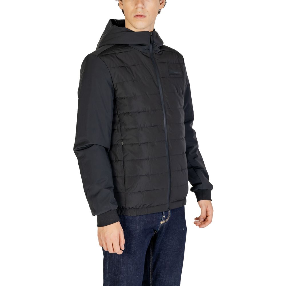 Calvin Klein Black Recycled Polyester Shell Jacket - Luxe Marca