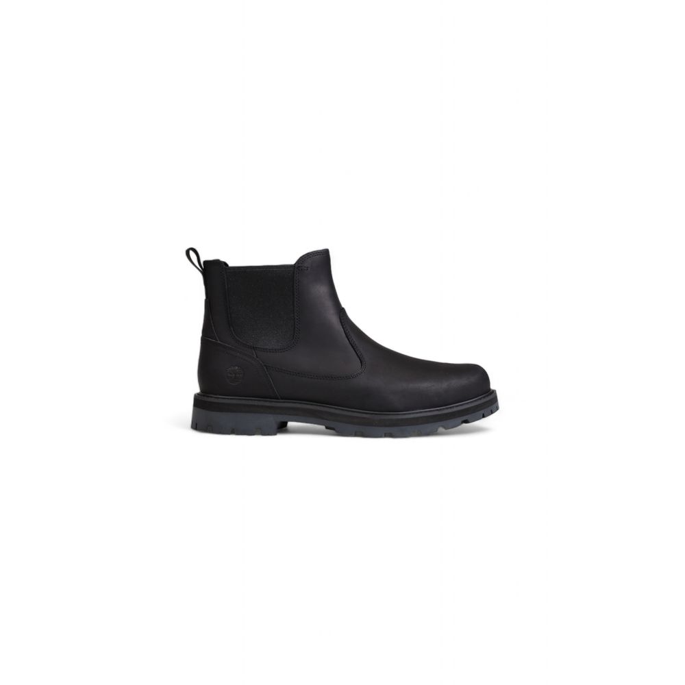 حذاء Timberland أسود من جلد النوبوك