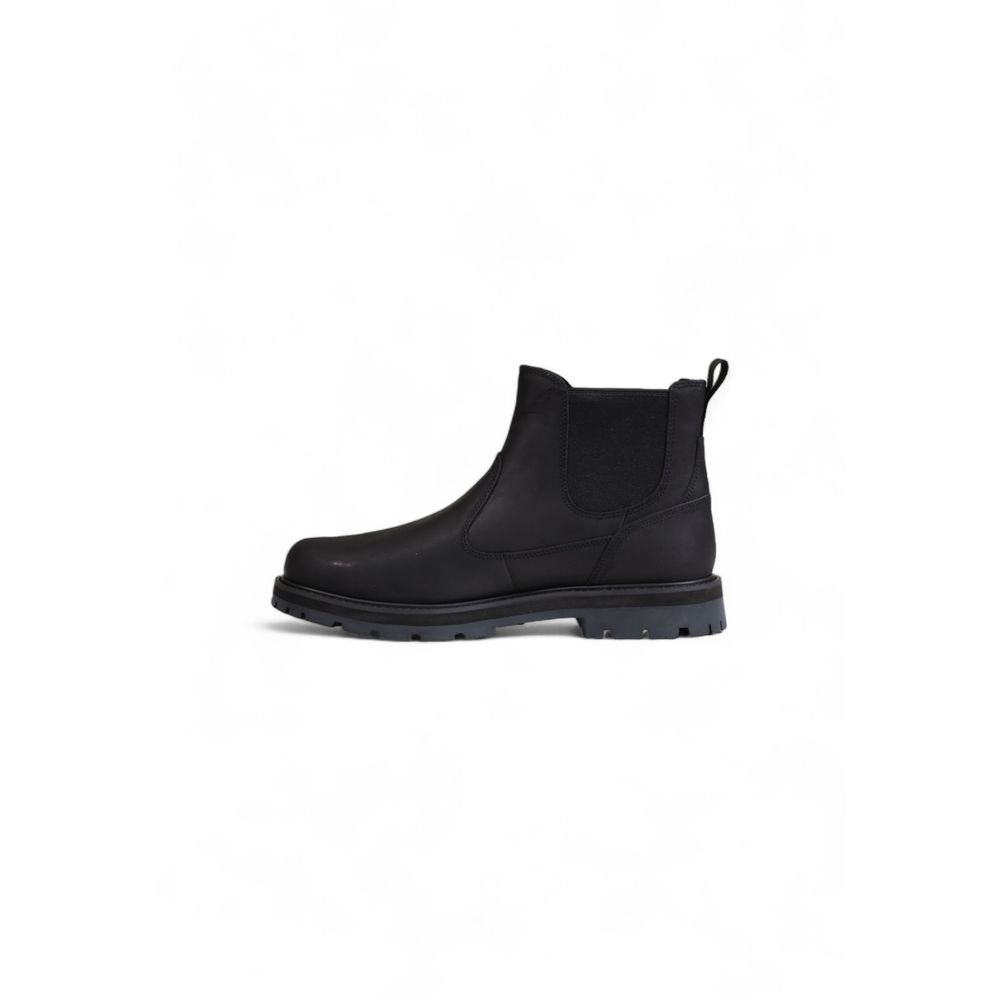 حذاء Timberland أسود من جلد النوبوك