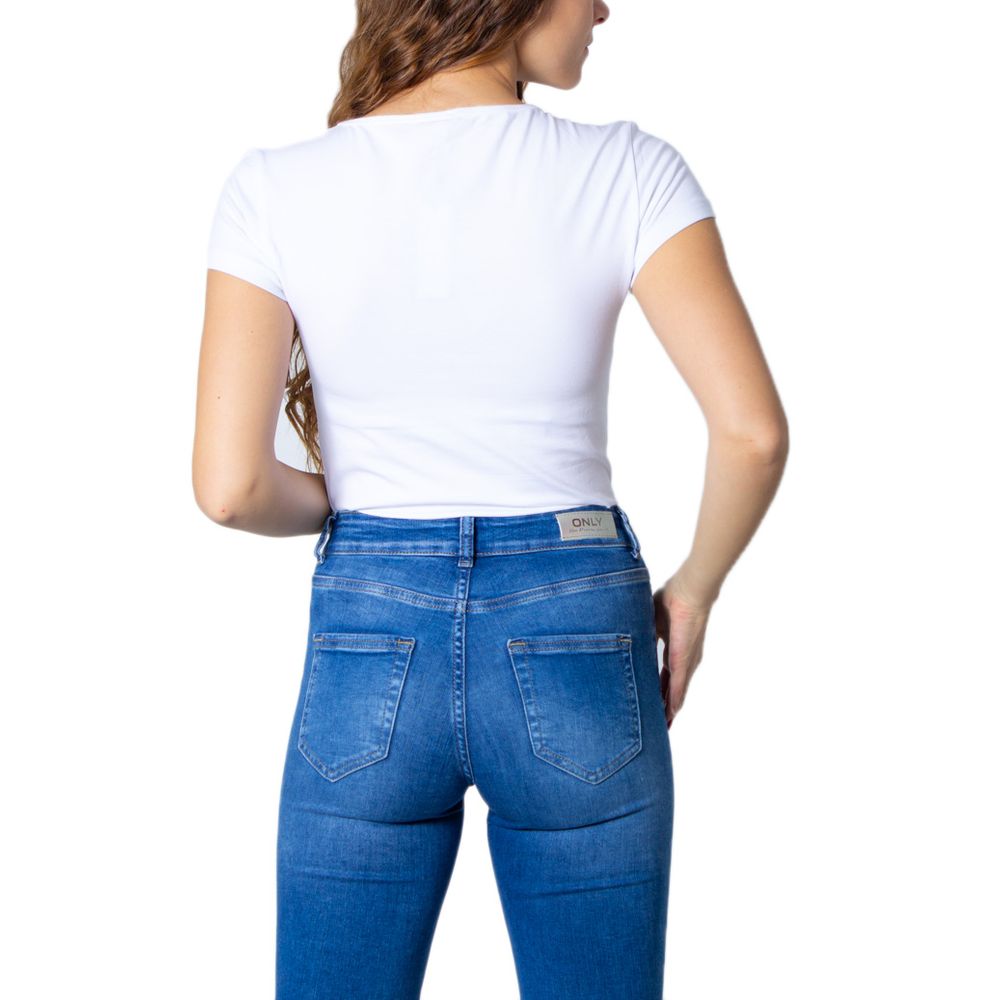 تي شيرت قطني أبيض فقط