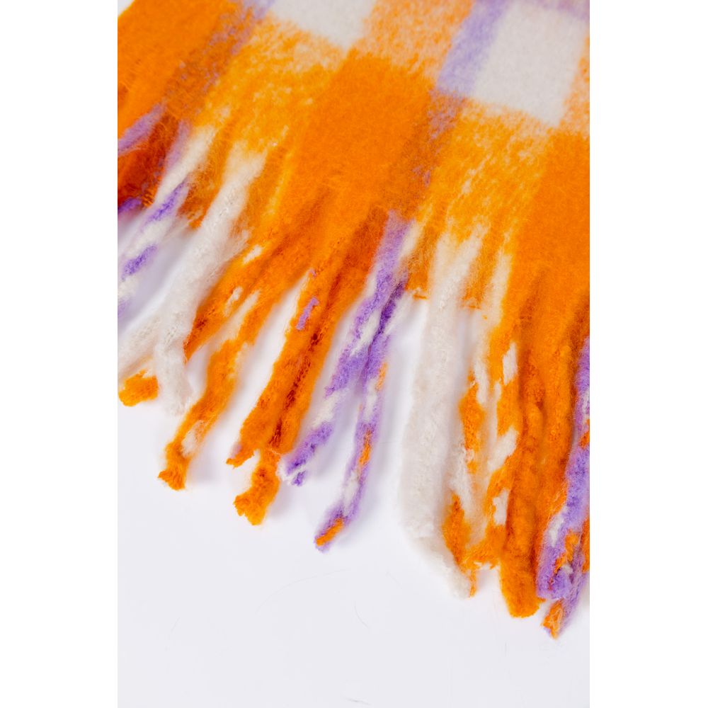 وشاح بوليستر برتقالي فقط