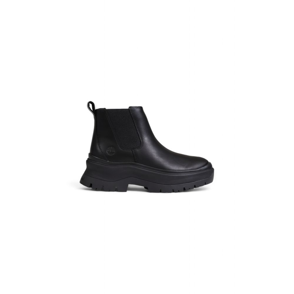حذاء كاحل من الجلد الأسود من Timberland