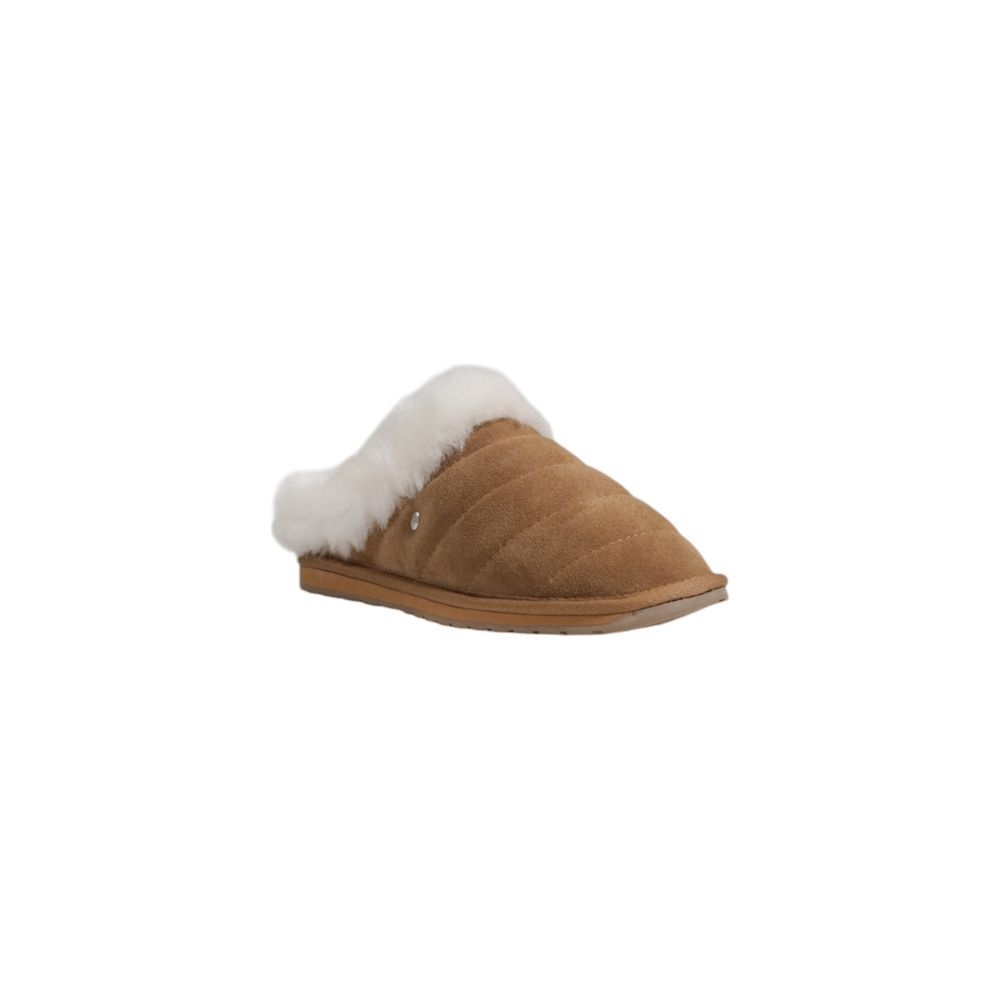 EMU Australia Brown Suede Leather Slippers - Luxe Marca
