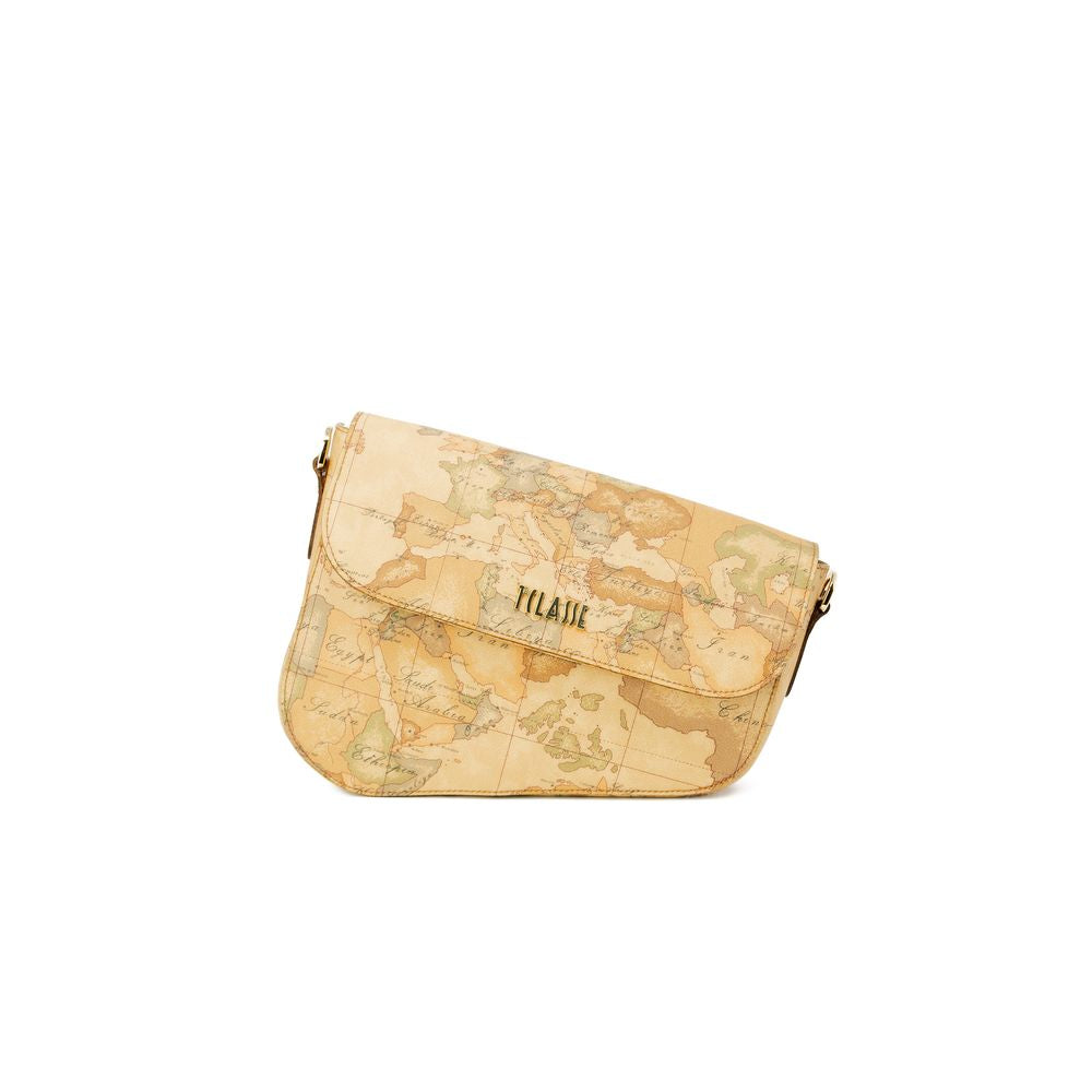 حقيبة يد ألفيرو مارتيني بريما كلاس من الجلد باللون البيج