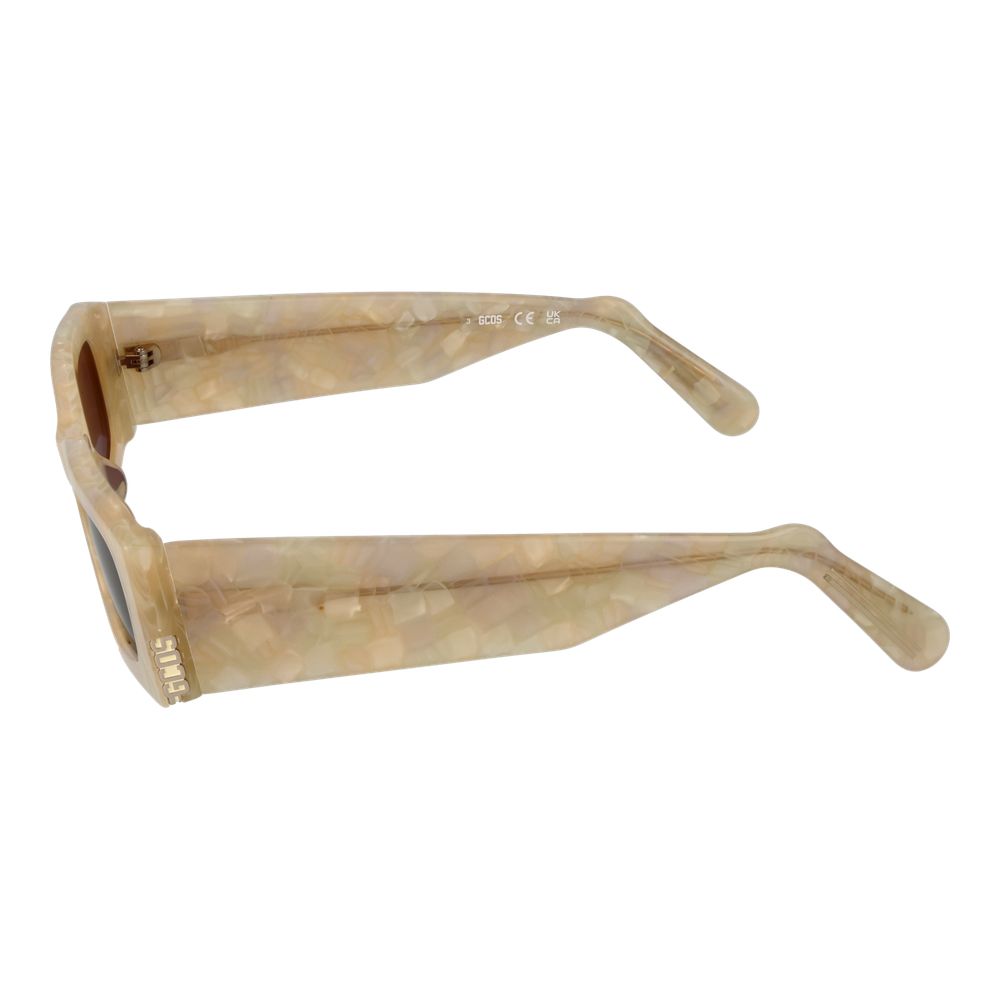 GCDS Beige Plastic Sunglasses