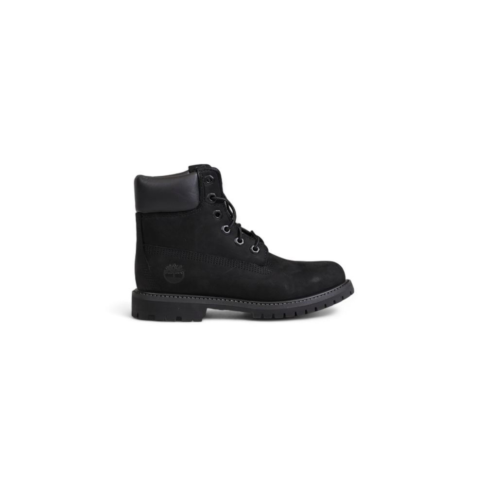 حذاء Timberland أسود من الجلد المعاد تدويره