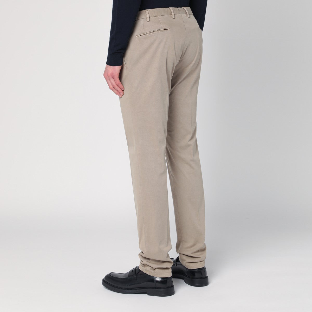 Santaniello Santaniello Beige trousers in cotton