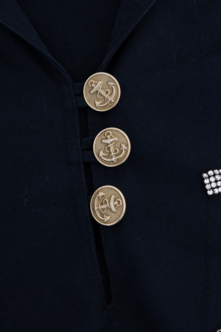 جاكيت دولتشي آند غابانا بلو كريستال ماما سيسيلي