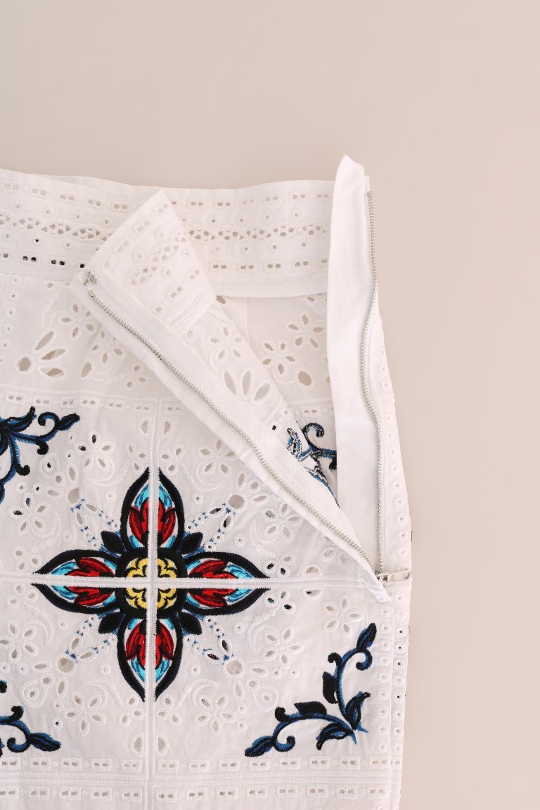 دولتشي آند غابانا Mulicolor Majolica سروال كابري