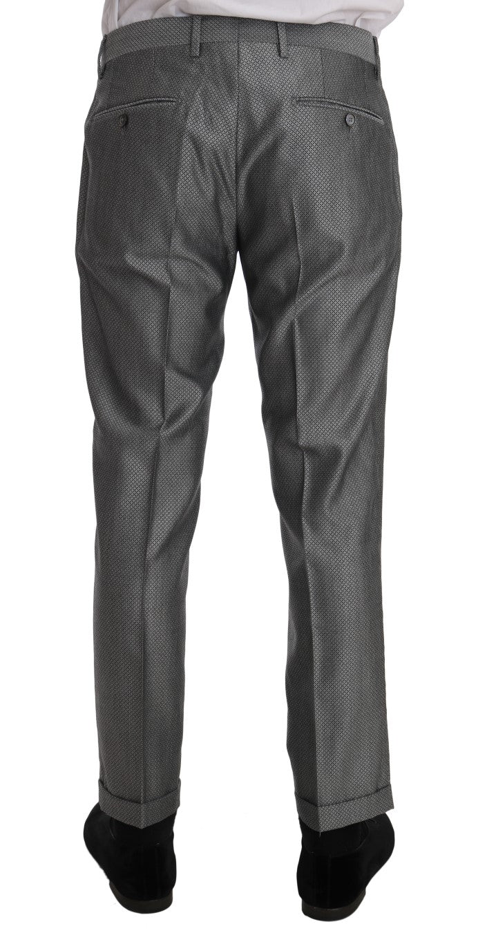 بدلة دولتشي آند غابانا سوداء مرنة بقصّة Slim Fit من Crystal Bee
