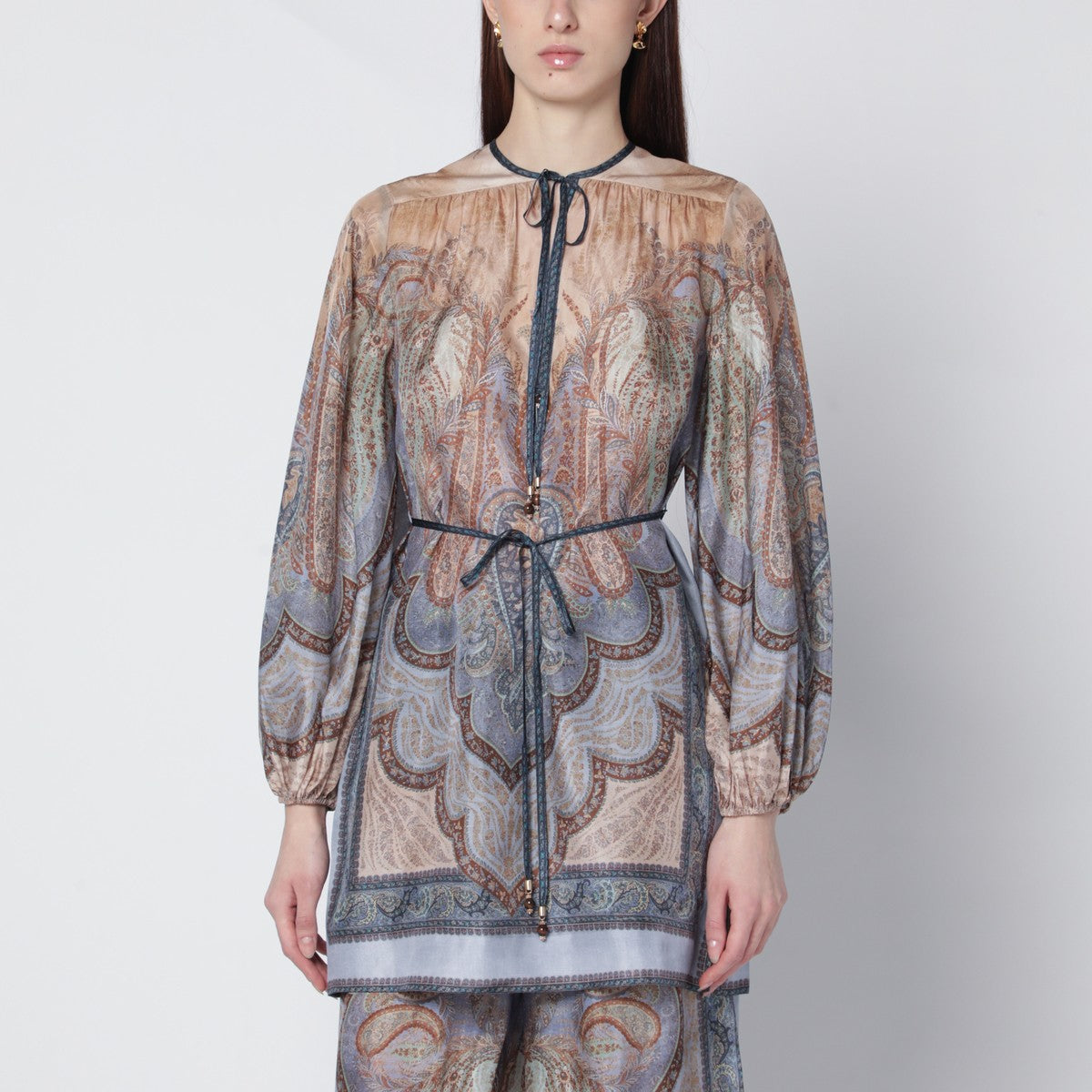 Zimmermann ZIMMERMANN Wanderlust blouse with tapestry print