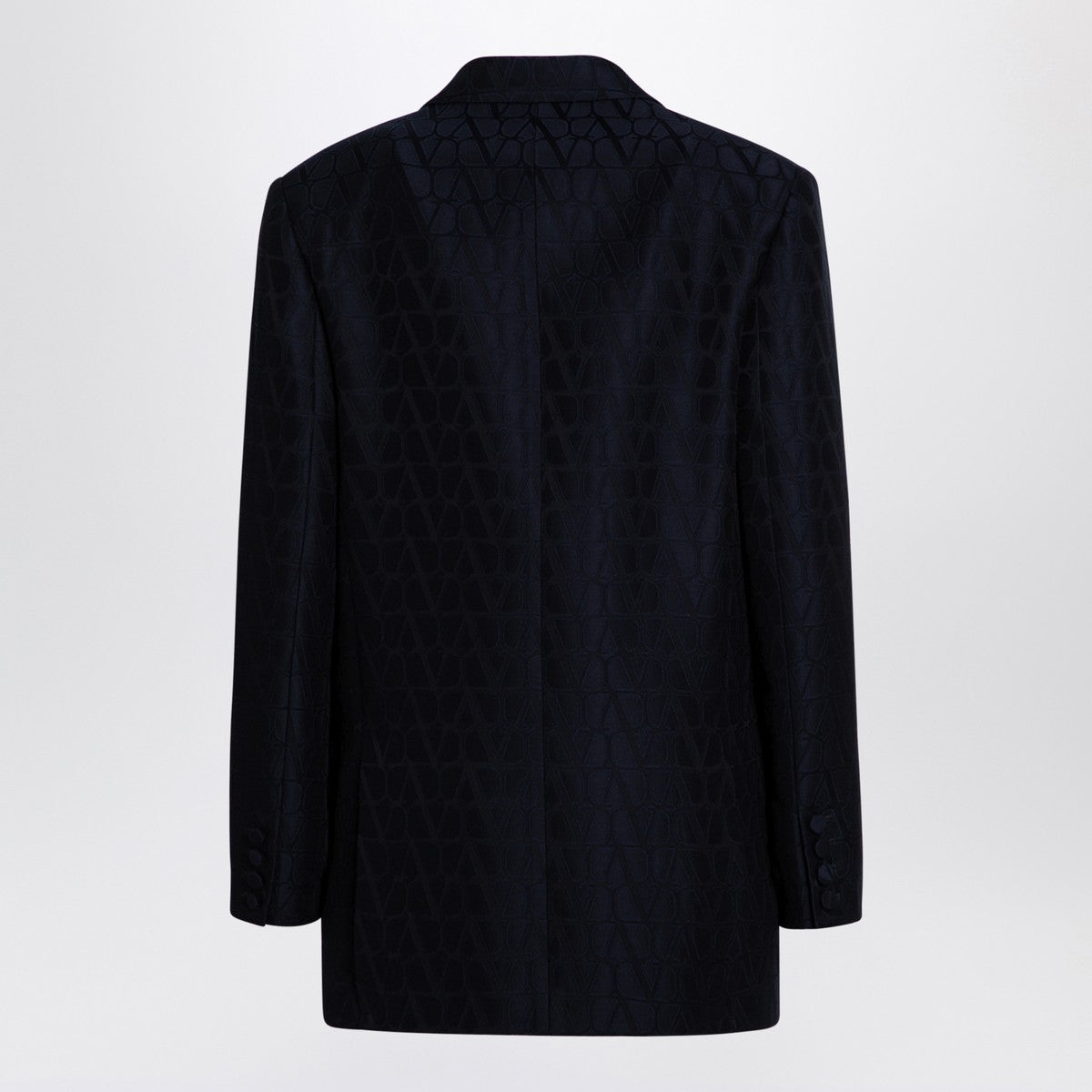 Valentino Valentino Navy blue double-breasted jacket Toile Iconographe