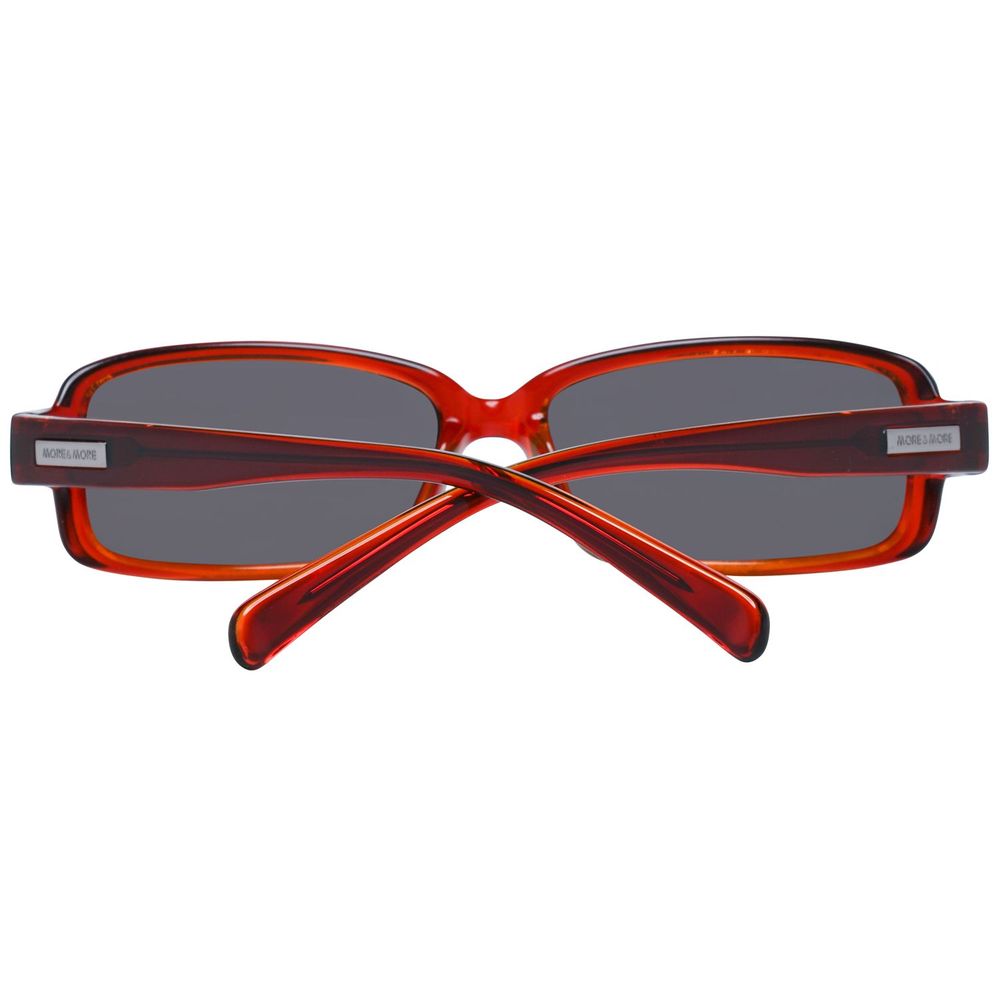 نظارات شمسية بلاستيكية بنية اللون من مور آند مور