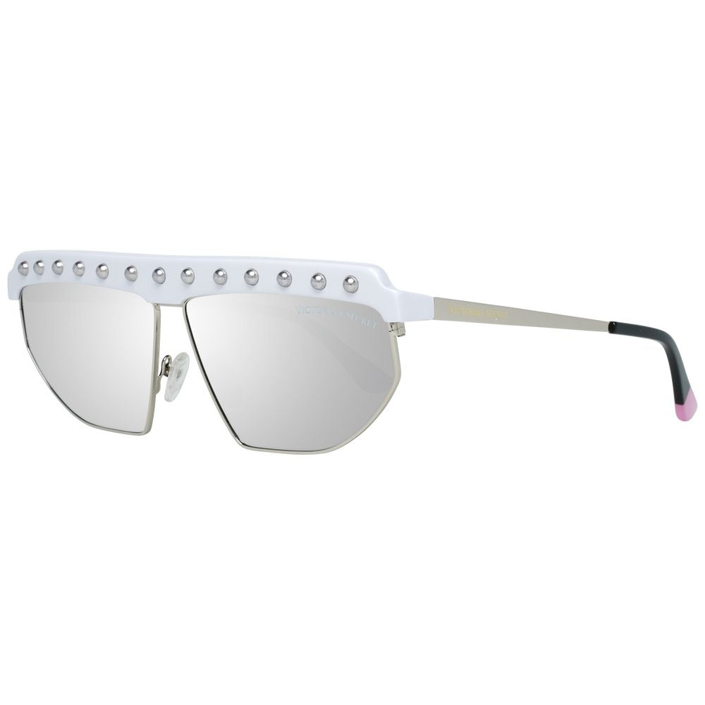 Victoria's Secret White Metal Sunglasses - Luxe Marca