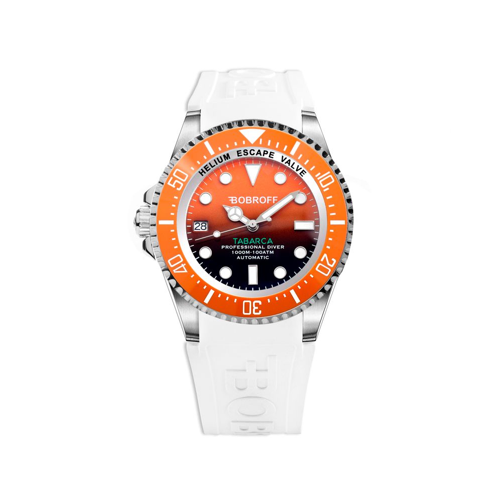 Bobroff White Rubber Sport Watch - Luxe Marca