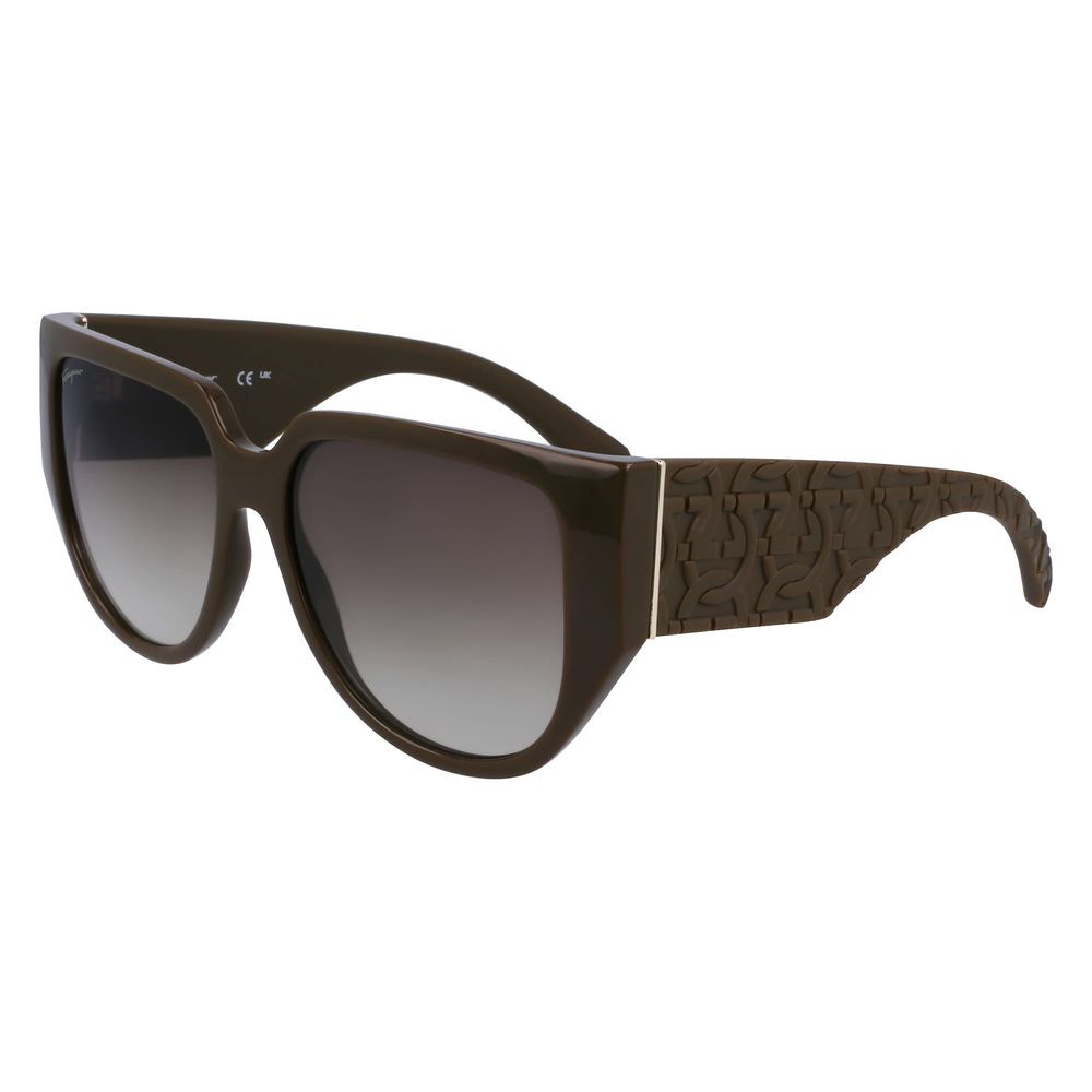 Ferragamo Bicolor Bio Injected Sunglasses - Luxe Marca