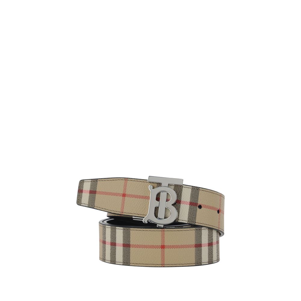 حزام Burberry Archivio Check القابل للعكس