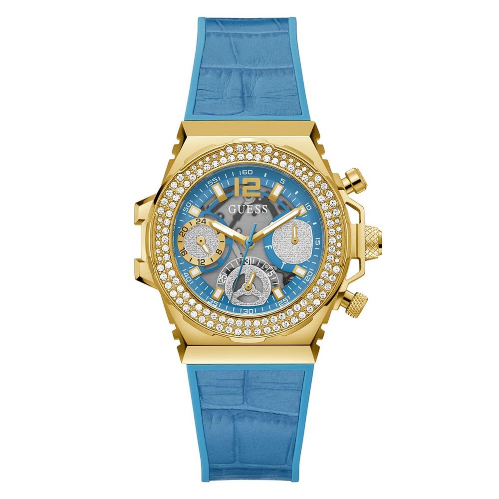 Guess Blue Synthetic Sport Watch - Luxe Marca