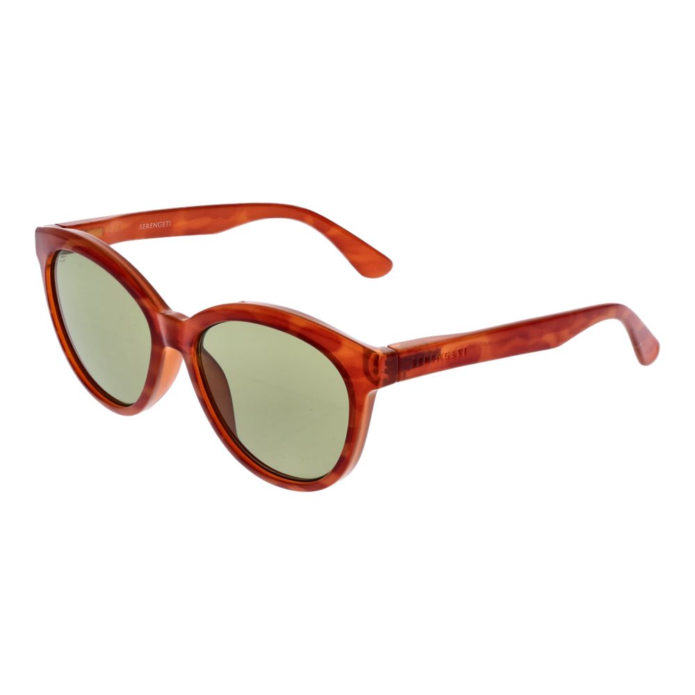 Serengeti Orange Plastic Sunglasses - Luxe Marca