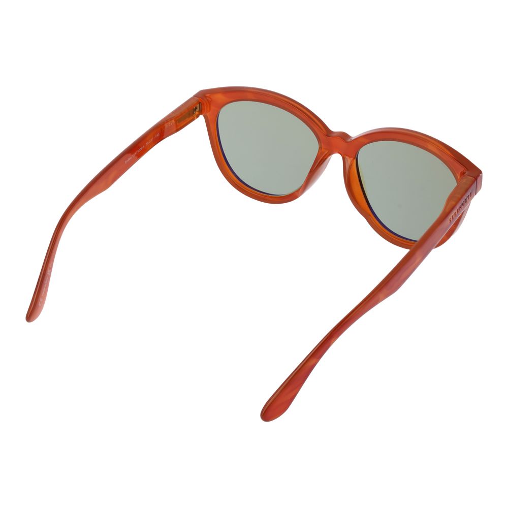 Serengeti Orange Plastic Sunglasses - Luxe Marca