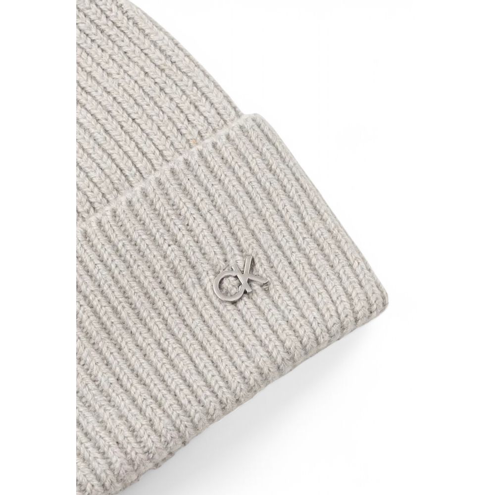 Calvin Klein Gray Wool Cap (Baseball Hat) - Luxe Marca