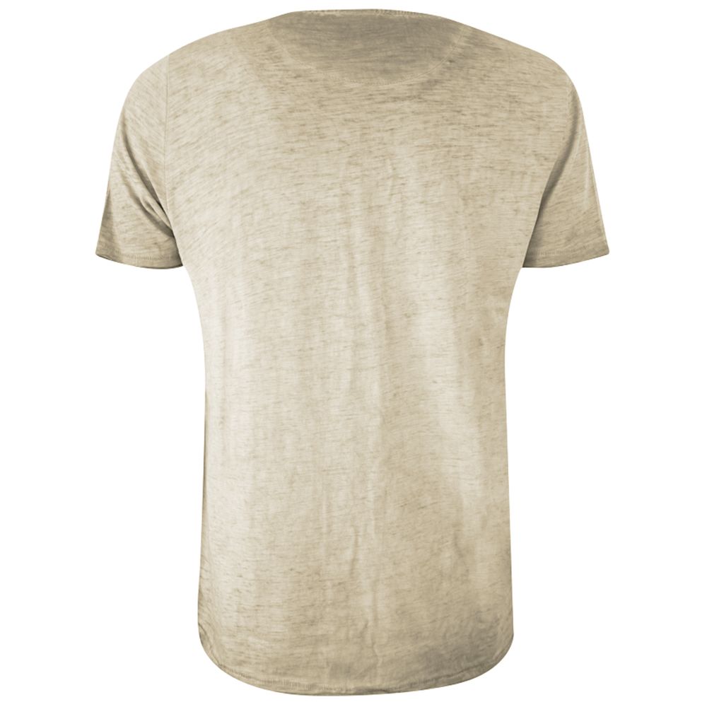 Beige Cotton T-Shirt