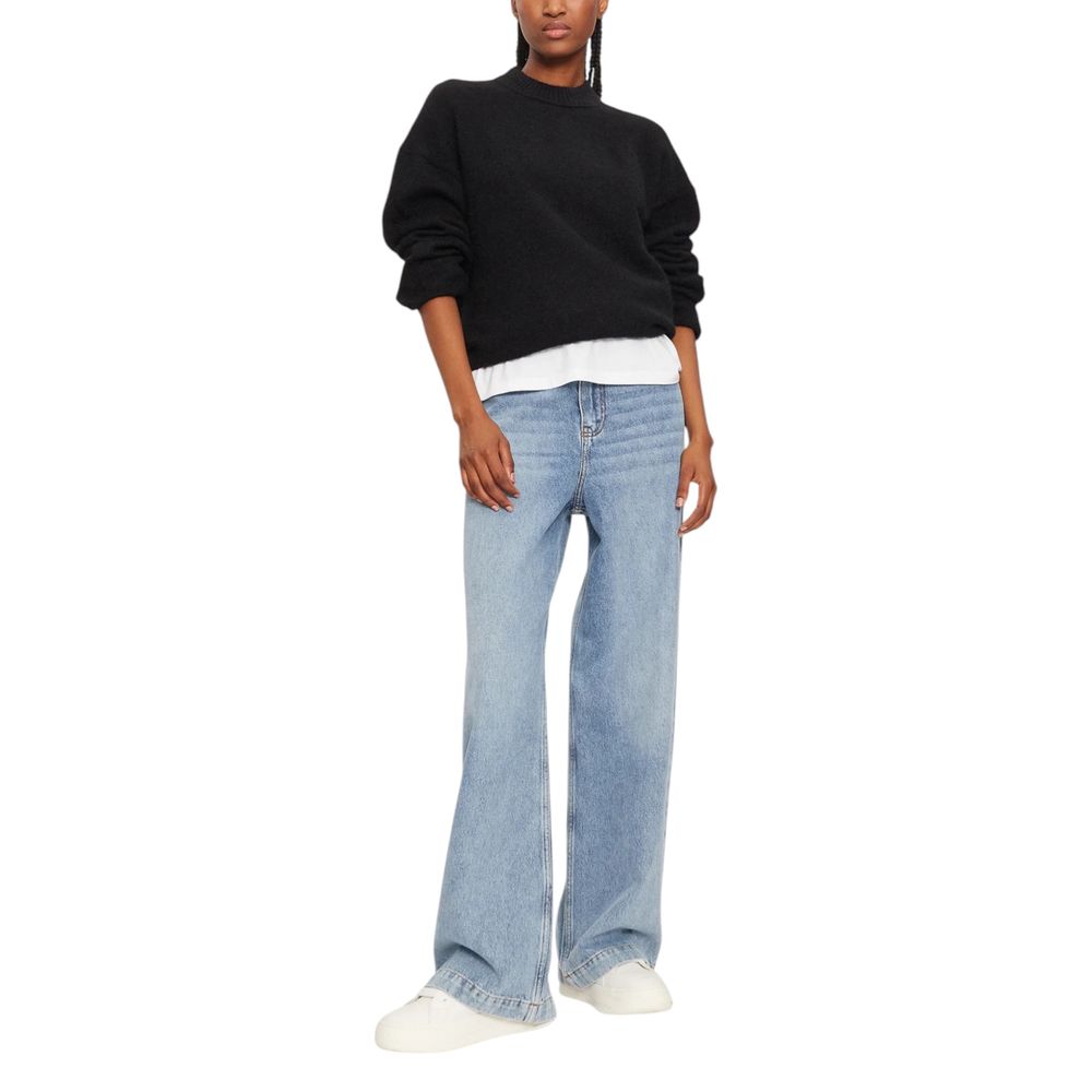 سويت شيرت كالفن كلاين جينز أسود من البوليستر