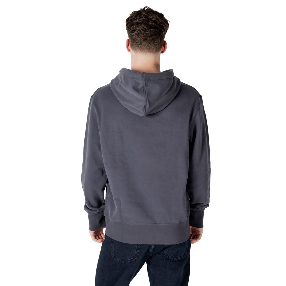 Calvin Klein Jeans Gray Cotton Hoodie