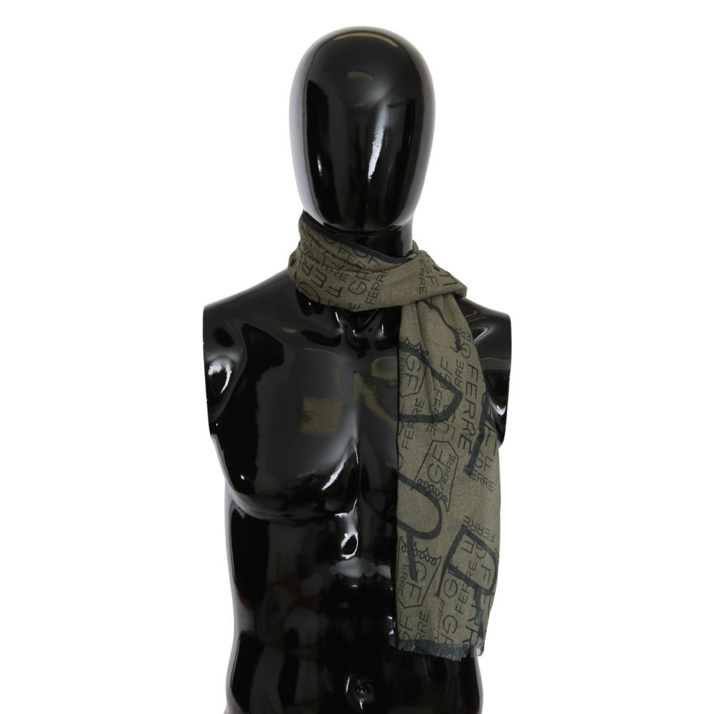 وشاح صوف أخضر فيري