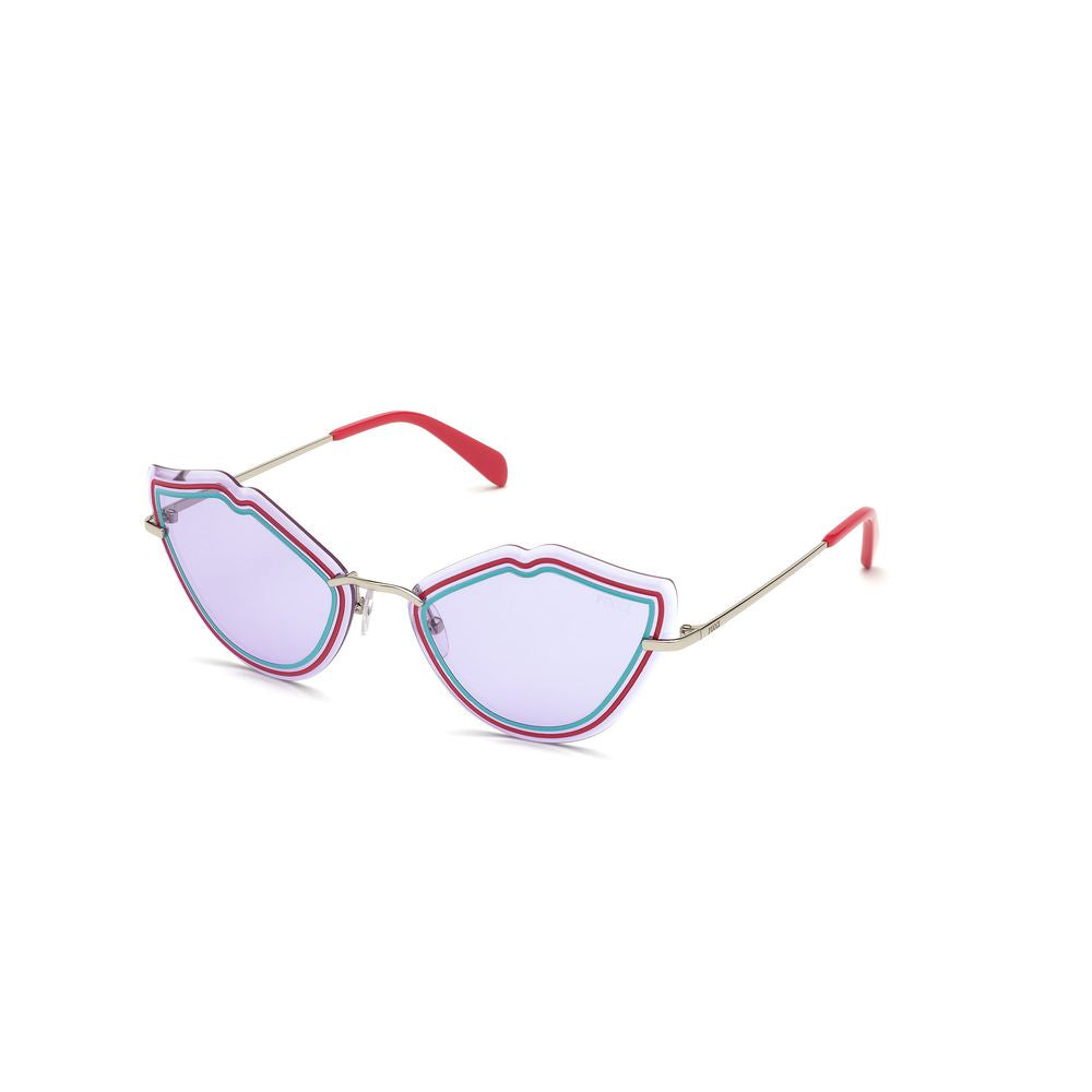 Emilio Pucci Gray Metal Sunglasses - Luxe Marca