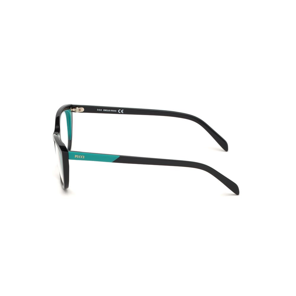 Emilio Pucci Black Acetate Glasses (Frames) - Luxe Marca