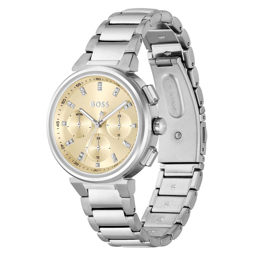 Hugo Boss Silver Stainless Steel Dress Watch - Luxe Marca