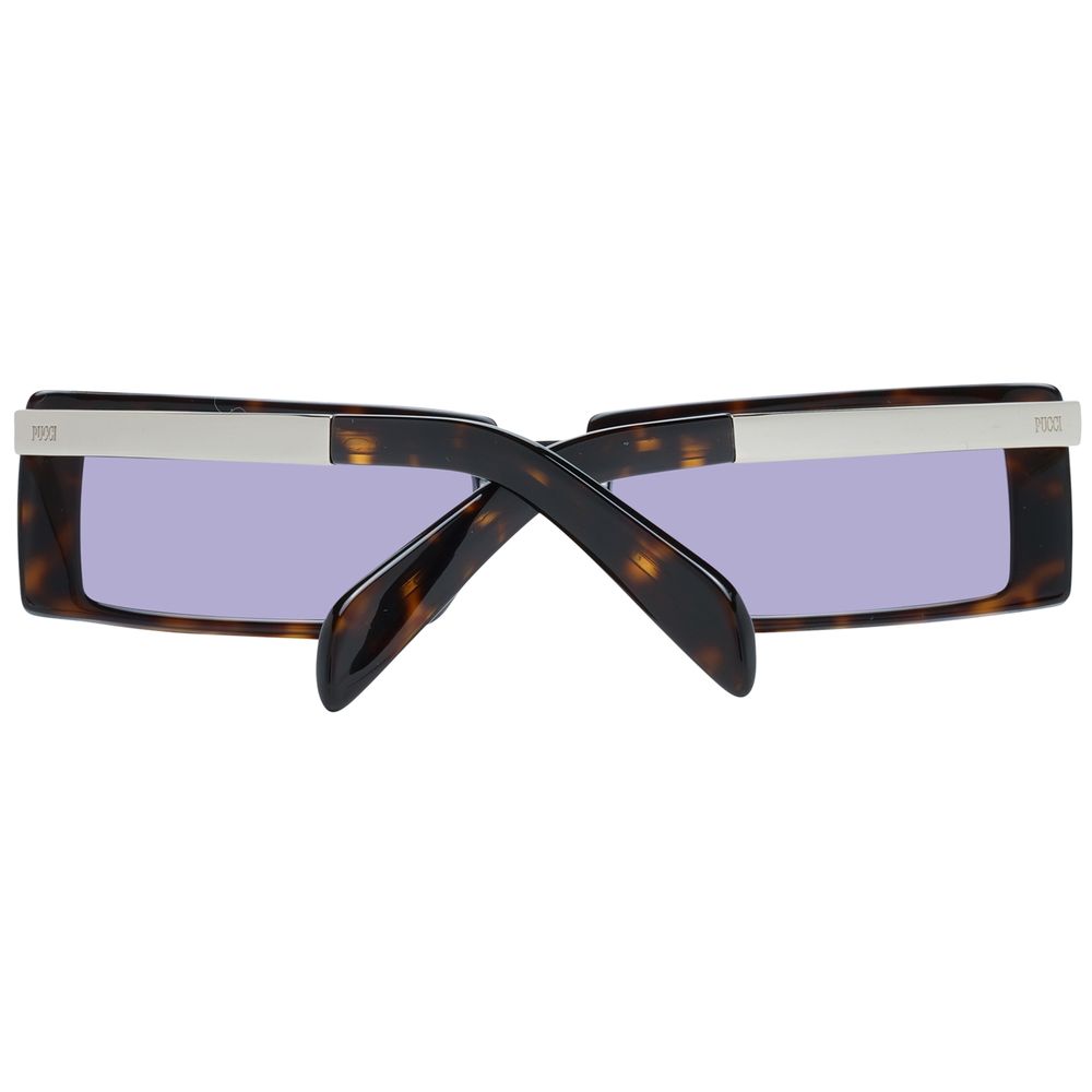 Emilio Pucci Brown Plastic Sunglasses - Luxe Marca