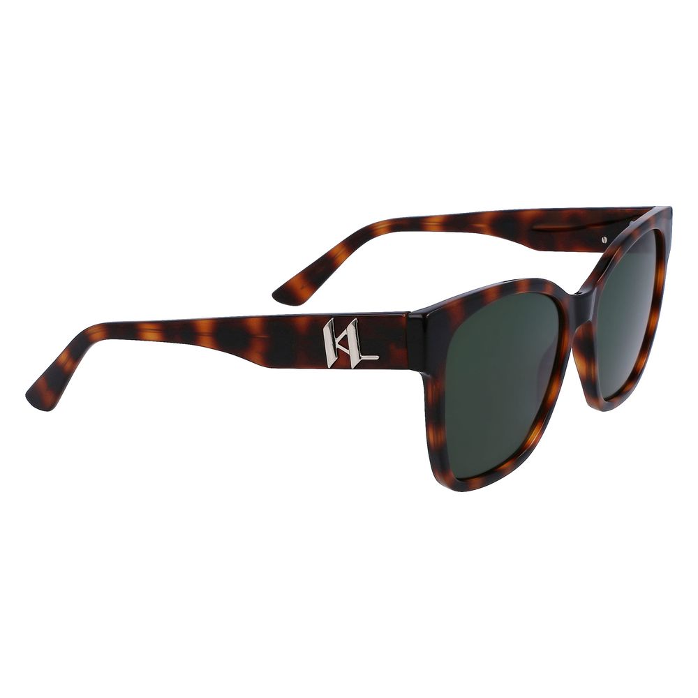 Karl Lagerfeld Brown Injected Sunglasses - Luxe Marca