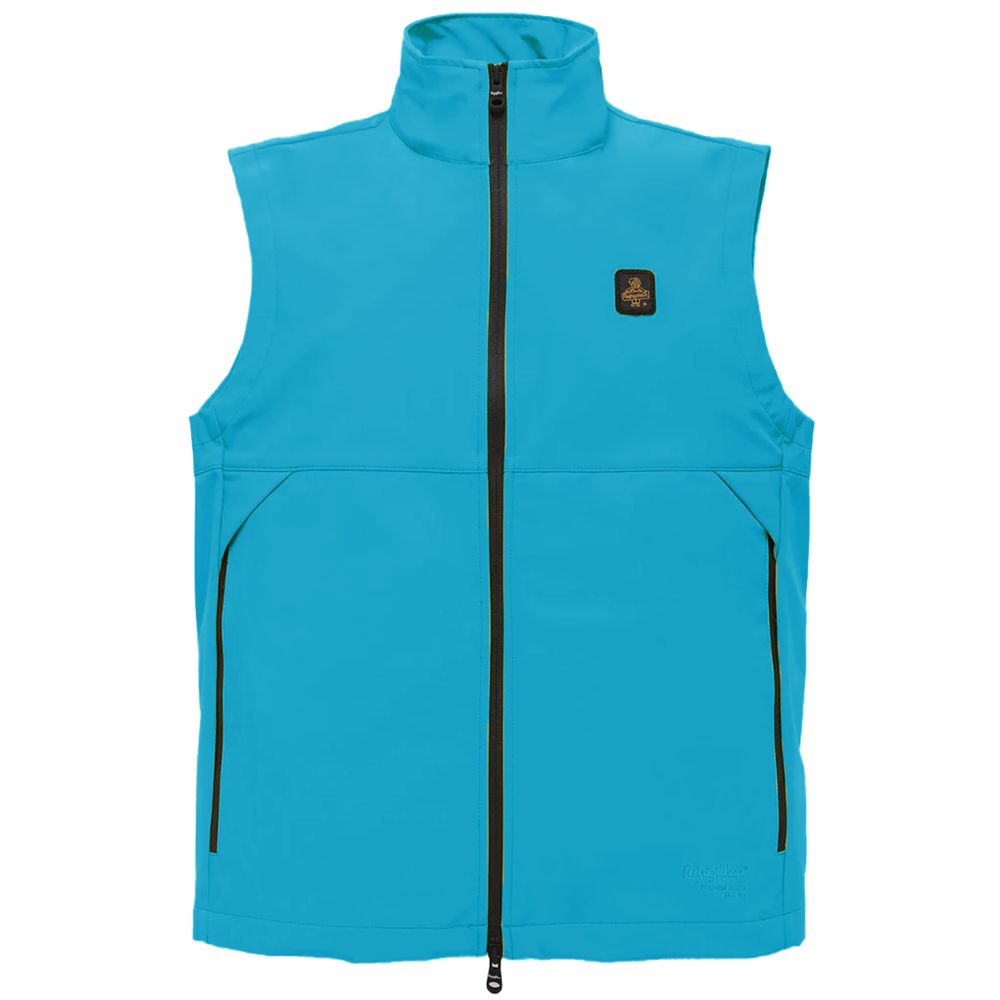 Light Blue Polyester Vest
