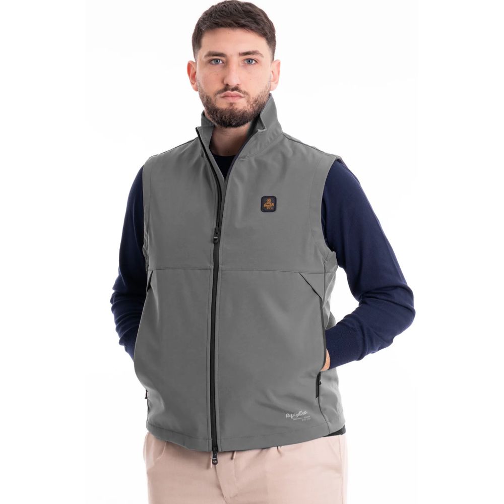 Gray Polyester Vest
