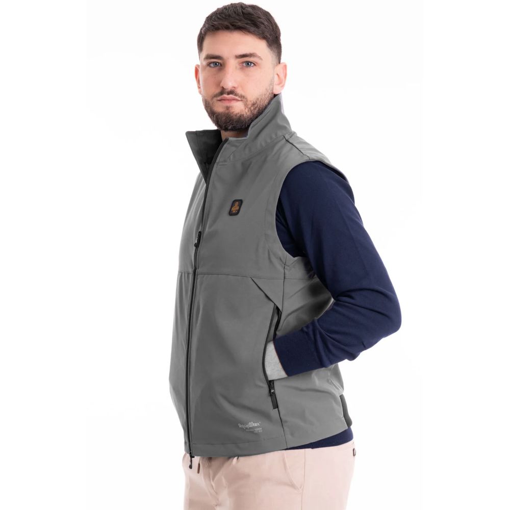 Gray Polyester Vest