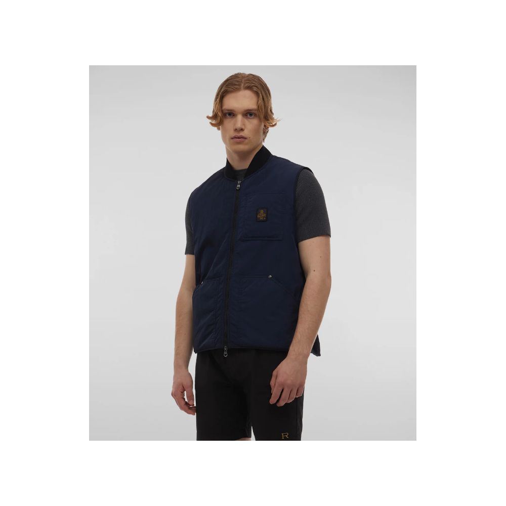 Blue Polyamide Vest