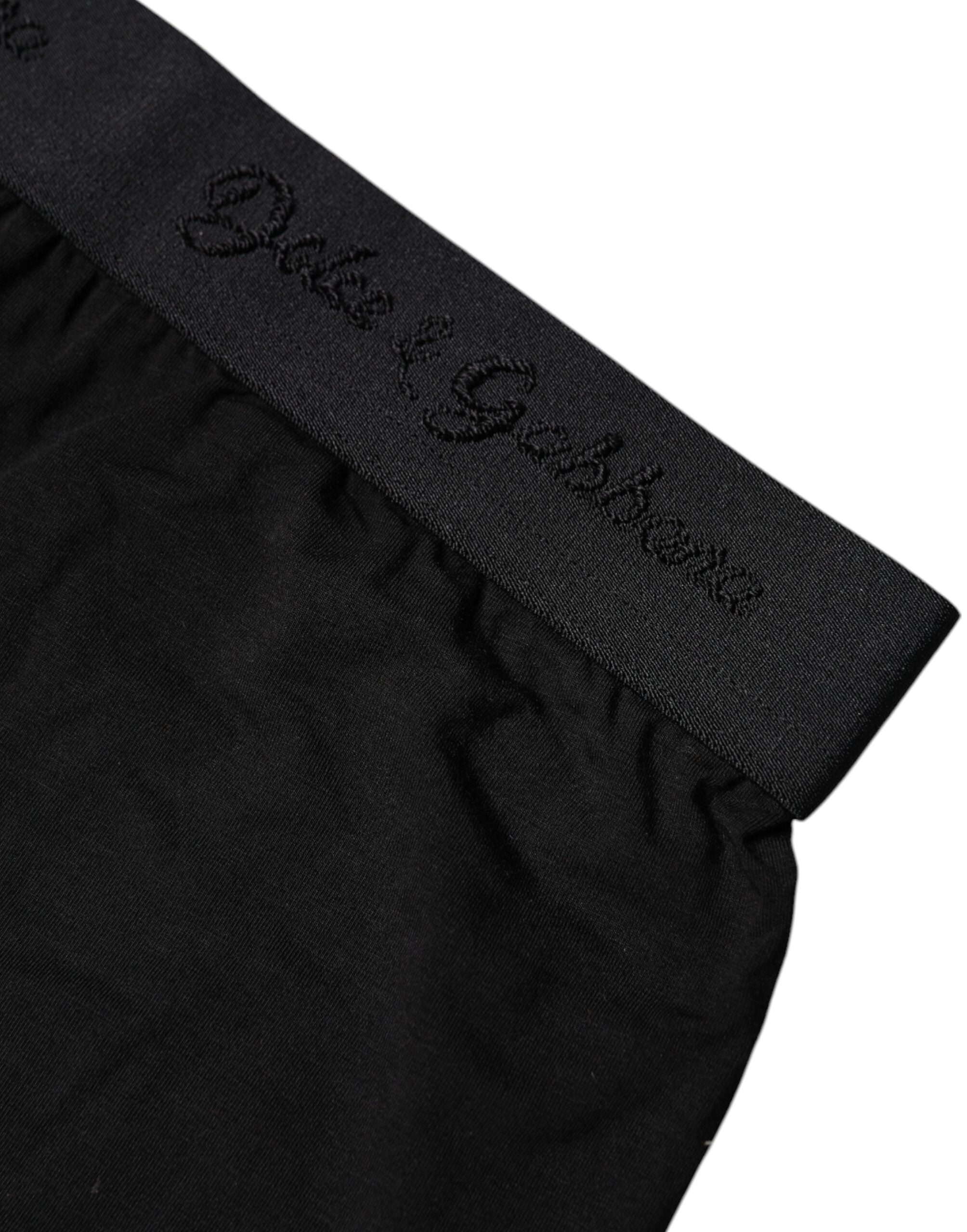 Black Modal Stretch Men Regular Boxer Underwear