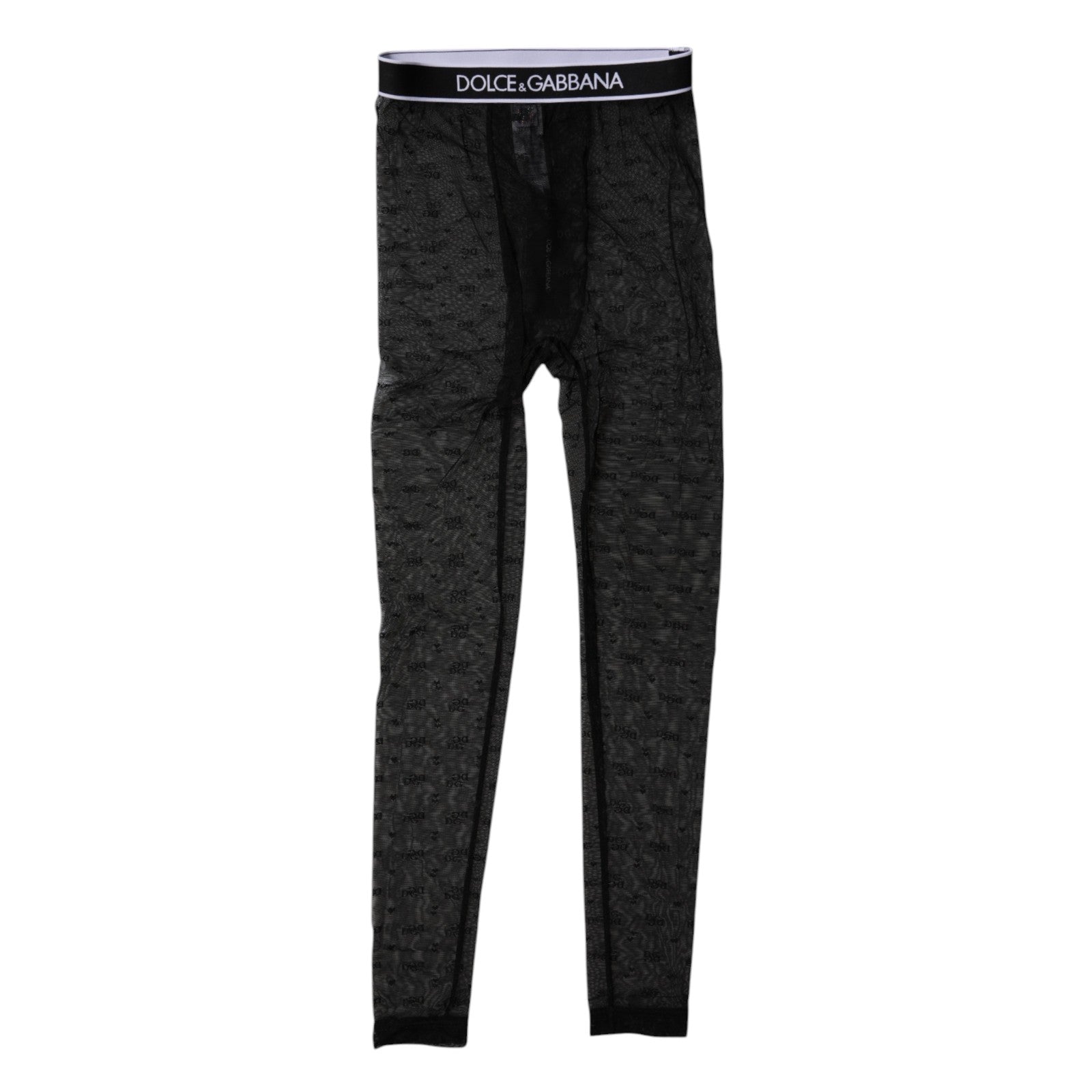Black Logo Lace Lingerie Tight Pants Underwear