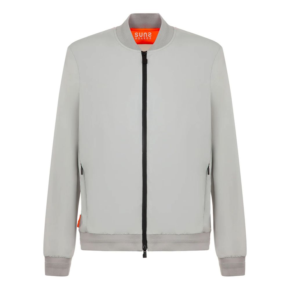 Gray Nylon Jacket