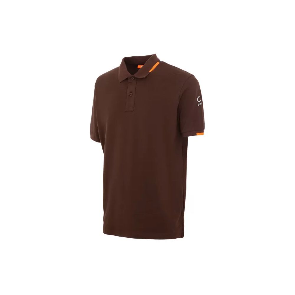 قميص بولو قطني من Suns Brown