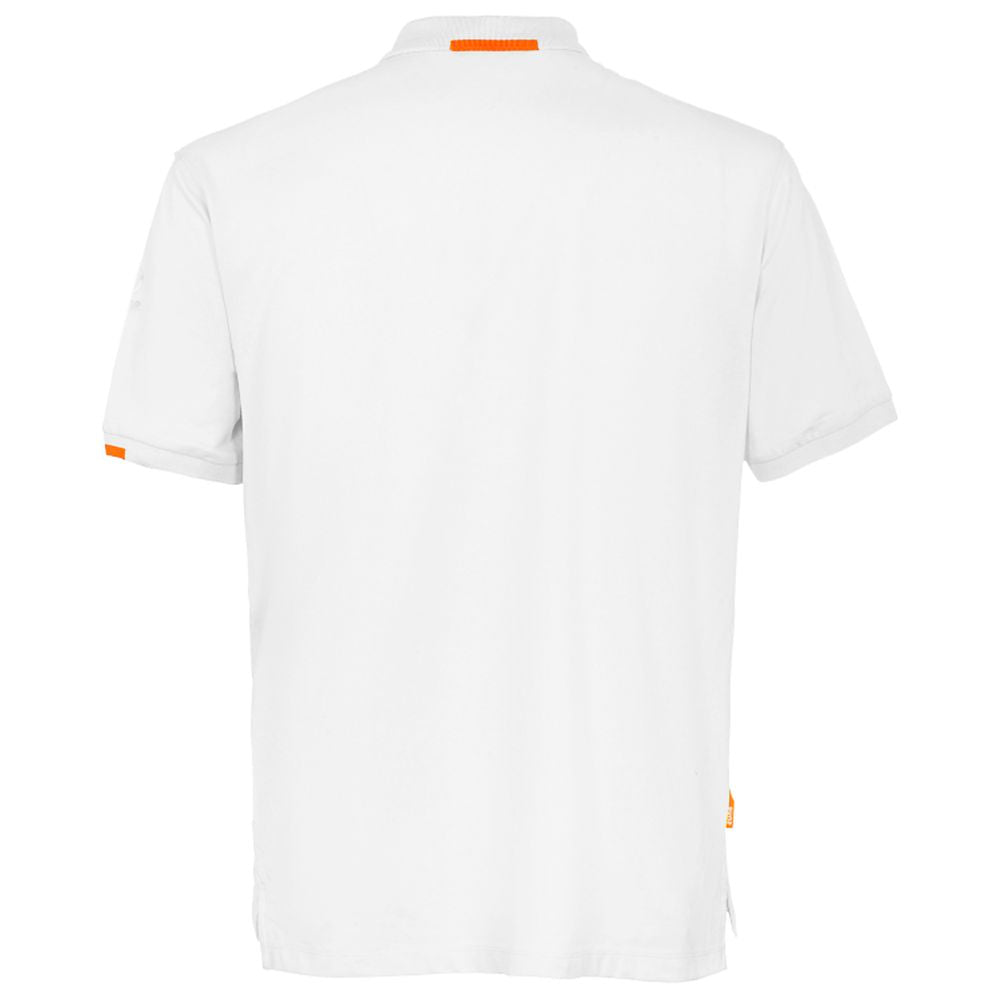 White Cotton Polo Shirt