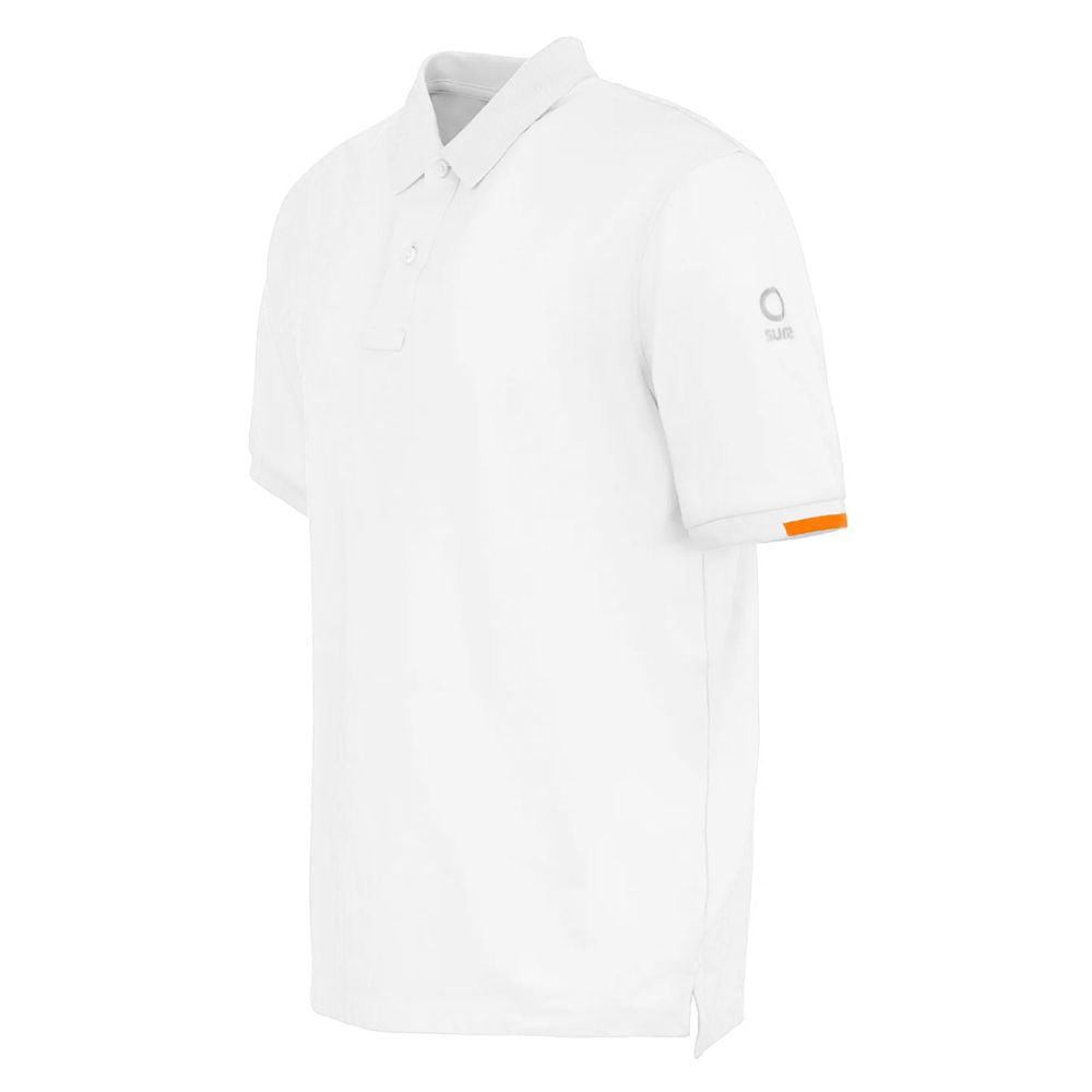 White Cotton Polo Shirt