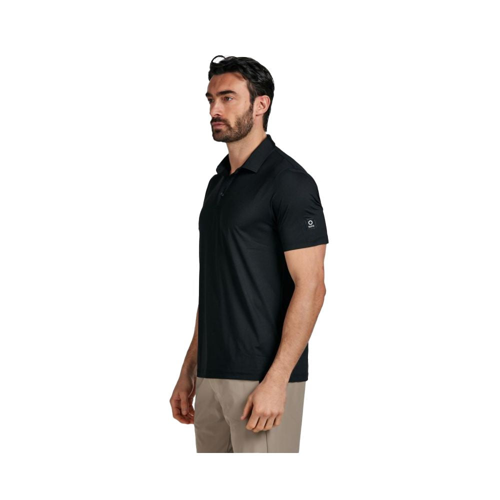 Black Elastane Polo Shirt