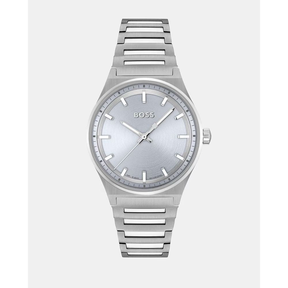 Hugo Boss Silver Stainless Steel Dress Watch - Luxe Marca