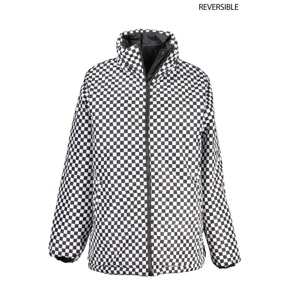 جاكيت فانز نايلون أسود للنساء