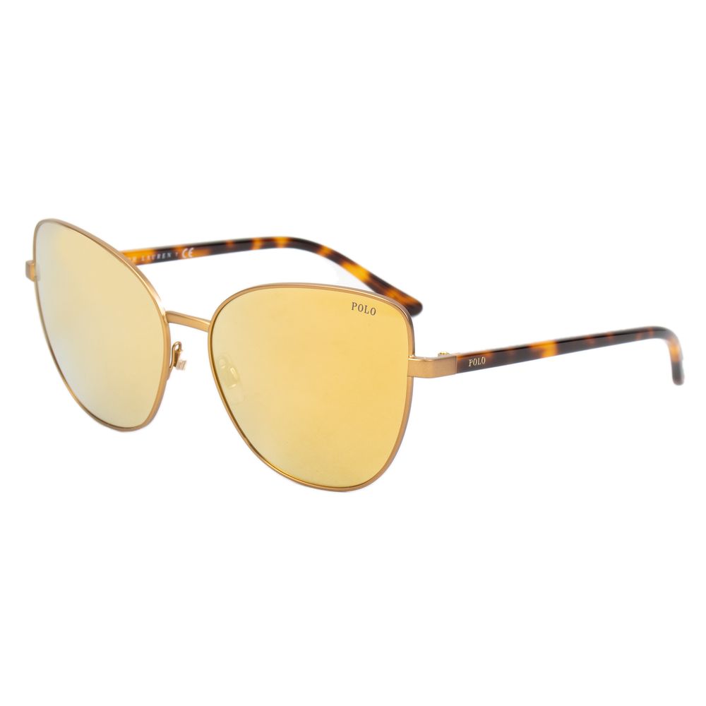 Polo Ralph Lauren Brown Metal Sunglasses - Luxe Marca
