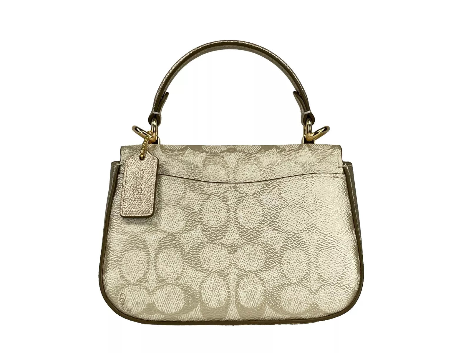 Lysa Top Handle Bag Crossbody Champagne Gold