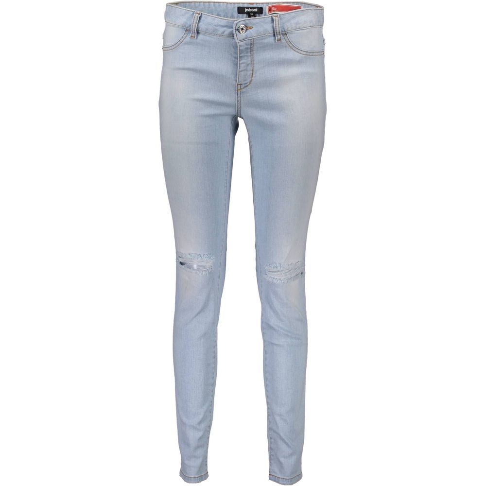 Just Cavalli Blue Cotton Jeans Denim